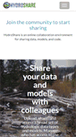 Mobile Screenshot of hydroshare.org